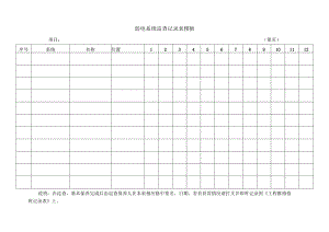弱电系统巡查记录表模板.docx