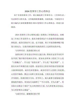 2024度领导工作心得体会.docx