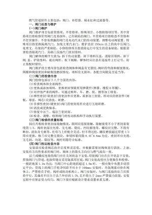 燃气设备及管道附件巡查与维护.docx