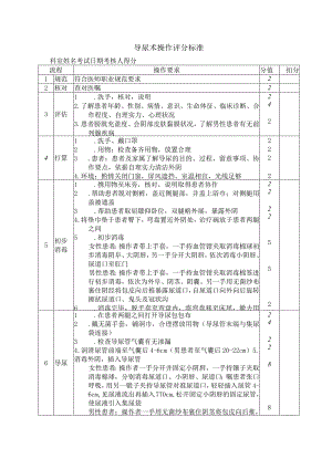 2024导尿术操作评分标准.docx
