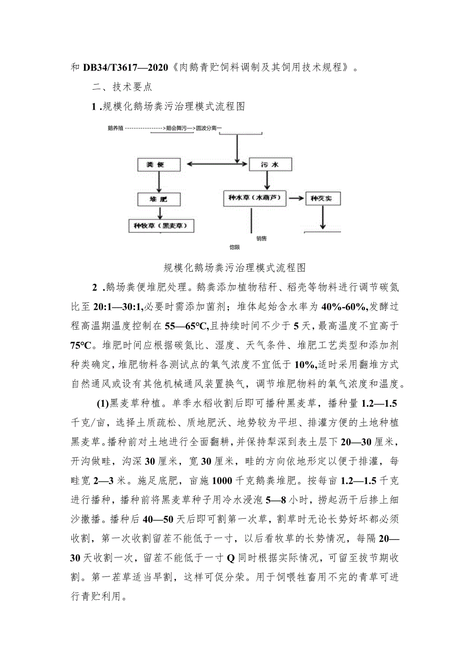 2024年安徽农业主推技术第42项:规模化鹅场粪污治理技术模式.docx_第2页