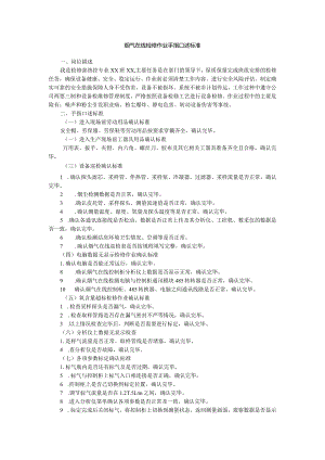 烟气在线检修作业手指口述标准.docx
