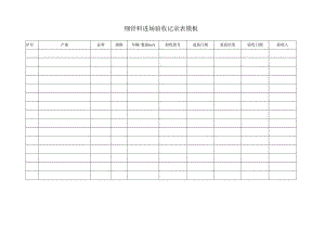 细骨料进场验收记录表模板.docx