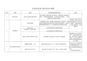 信息化业务（项目评审）规范.docx