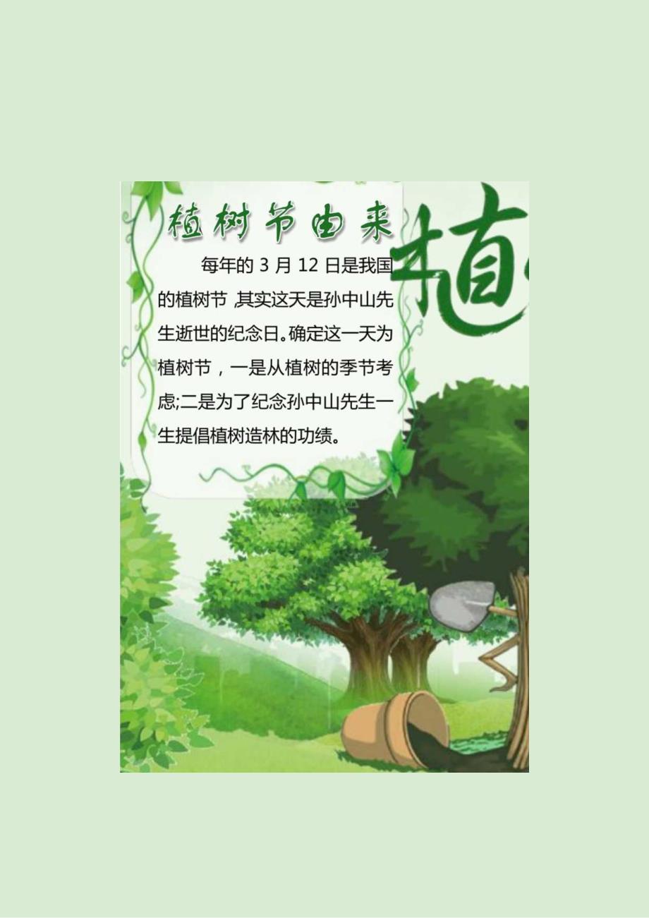 312植树节手抄报电子小报.docx_第3页