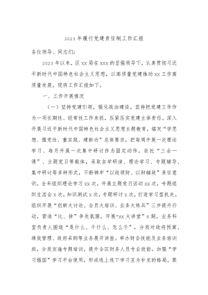 2023年履行党建责任制工作汇报.docx