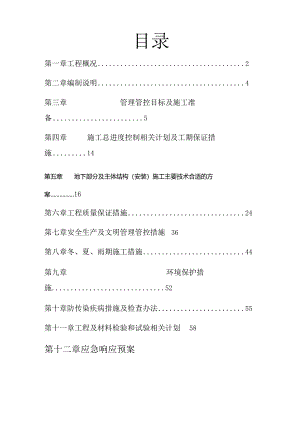 XX地块商办楼施工组织设计模板.docx