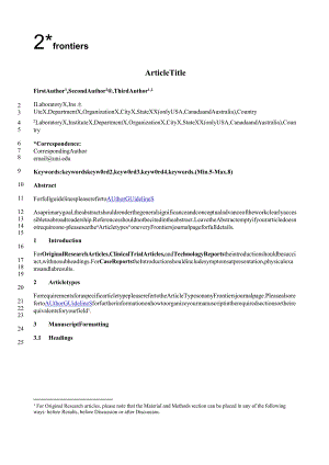 《FrontiersinOncology》论文投稿模板.docx