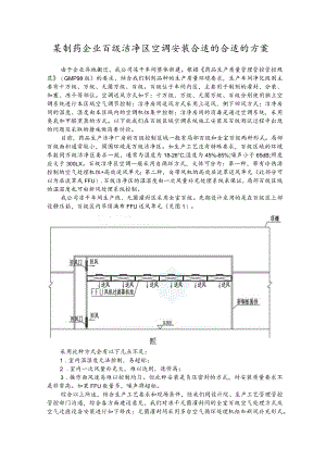XX制药企业百级洁净区空调安装案例_secret.docx
