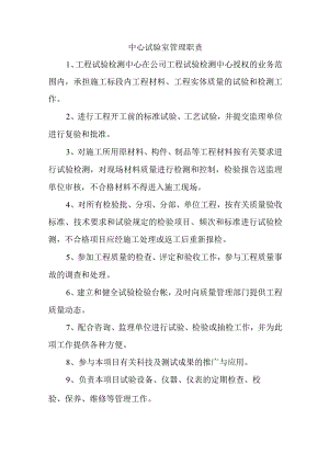 中心试验室管理职责.docx