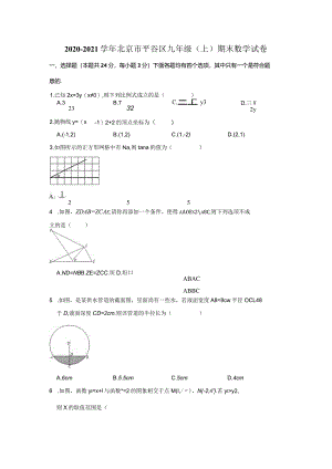 19人教版·北京市平谷区期末.docx