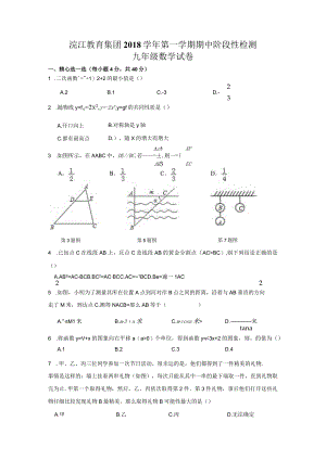 浣江中学2018九年级期中终稿.docx
