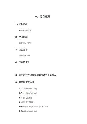 深圳彩虹之岸项目可行性研究报告.docx