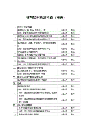 核与辐射执法检查.docx