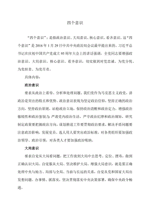 四个意识（2024年）.docx