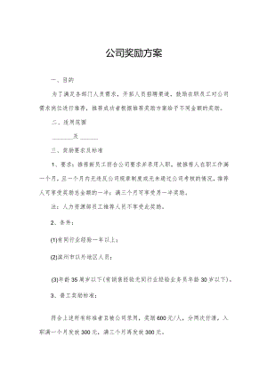 公司奖励方案.docx