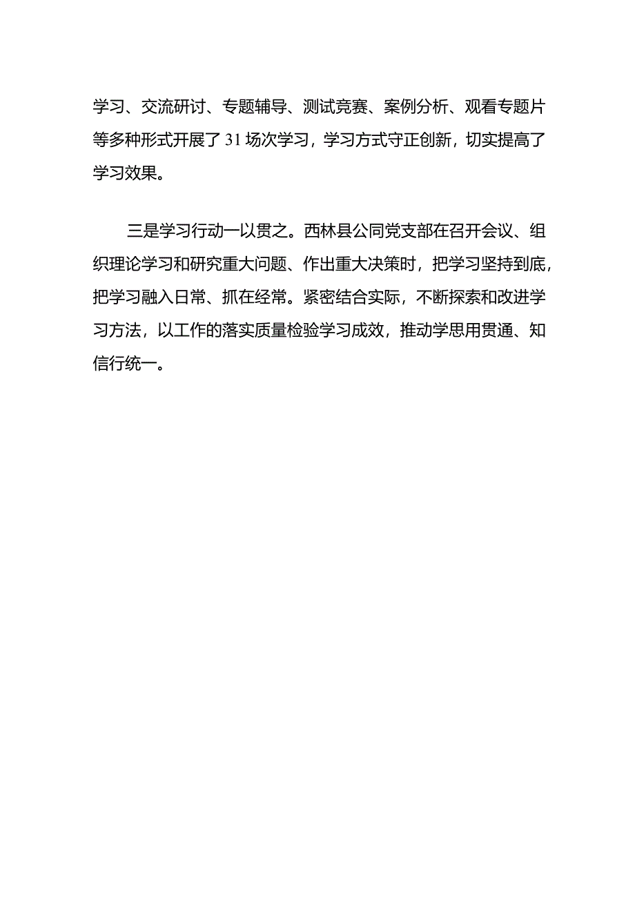 2024党支部落实“第一议题”制度工作总结（最新版）.docx_第2页