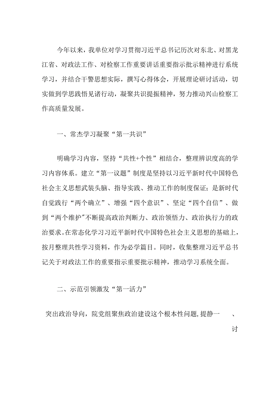 关于落实“第一议题”制度工作总结报告（精选）.docx_第2页