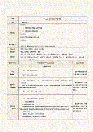 《网络营销》教案第3课认识网络消费者.docx