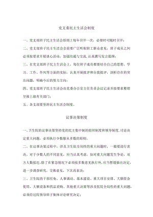 卫生院党支部工作制度.docx