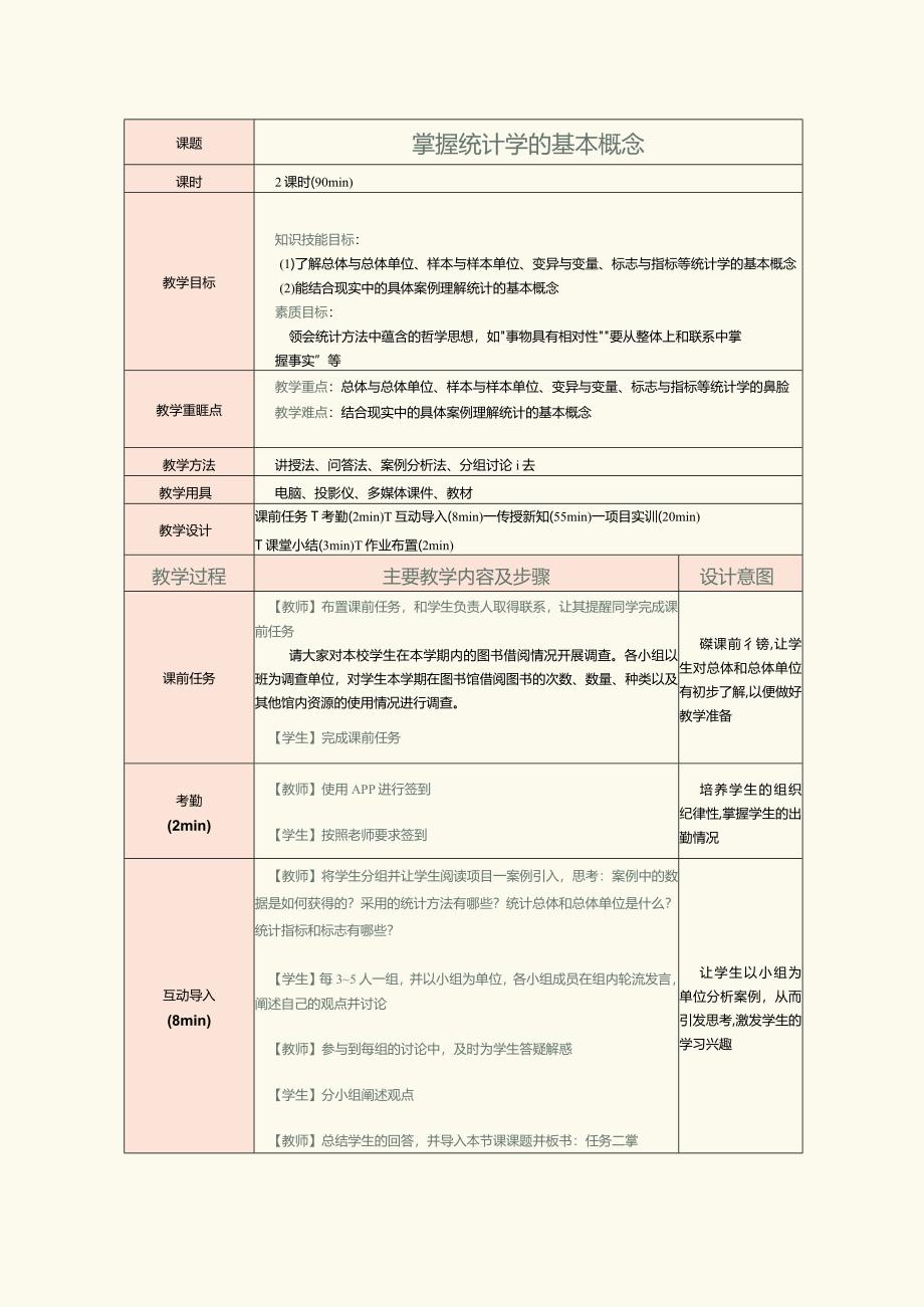 《统计基础》教案第2课掌握统计学的基本概念.docx_第1页