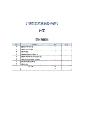 《深度学习基础及应用》教案第1课搭建深度学习开发环境.docx