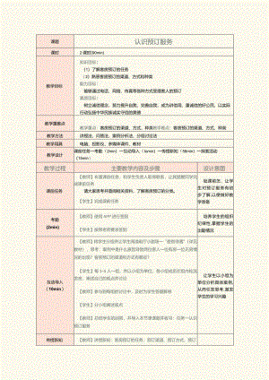 《前厅客房服务与管理》教案第2课认识预订服务.docx