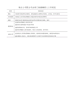 物业公司配合司法部门拘捕嫌疑人工作规范.docx