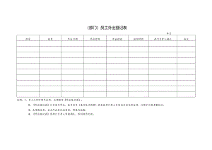 （部门）员工外出登记表.docx