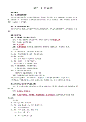 中医内科主治医师资格笔试基础知识考点解析(50)：治风剂.docx