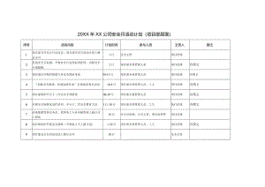项目部层面安全月活动计划.docx
