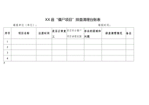 僵尸项目清理表.docx