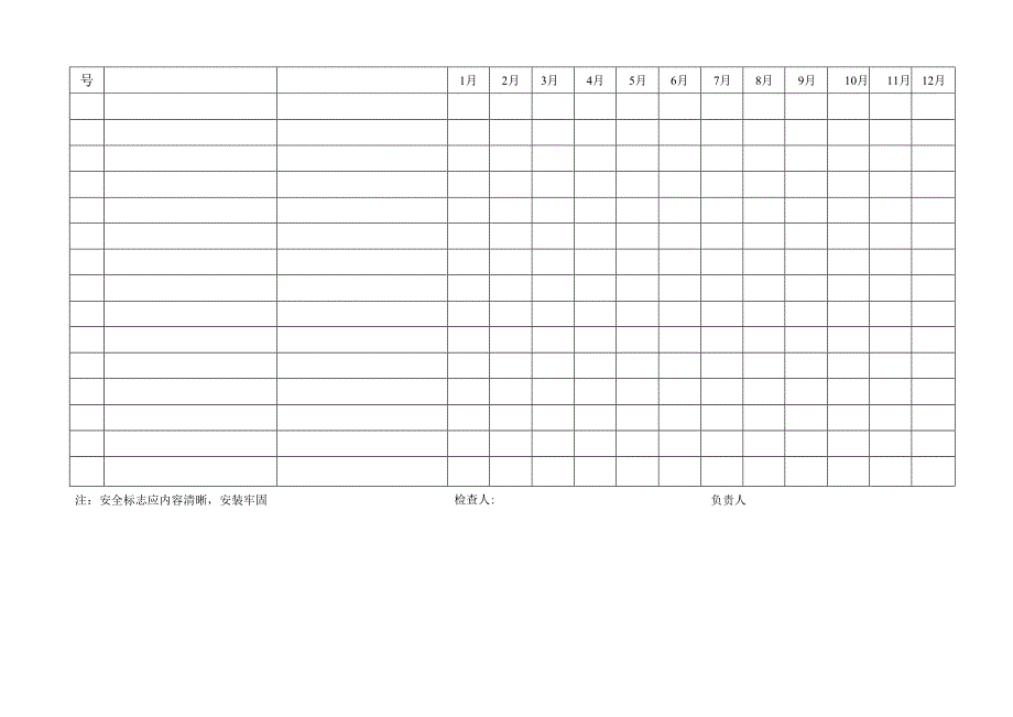 安全标志台账及检查保养记录.docx_第2页