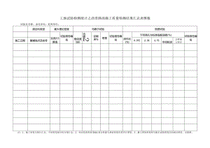 工地试验检测统计之沥青路面施工质量检测结果汇总表模板.docx