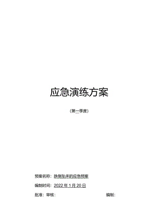 跌倒坠床应急预案脚本.docx