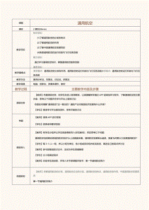 《民航概论》教案第18课通用航空.docx