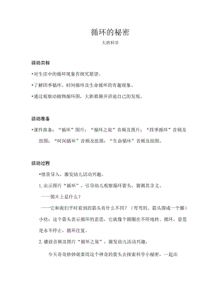 大班-科学-循环的秘密-教案.docx