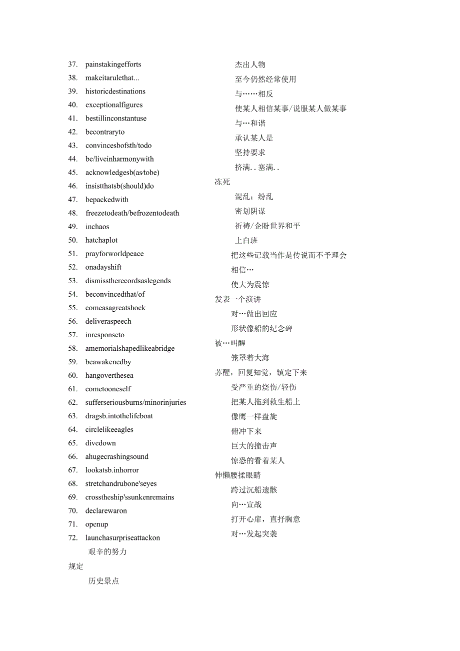 译林版（2020）选择性必修第三册Unit3BacktothepastReading知识清单素材.docx_第2页