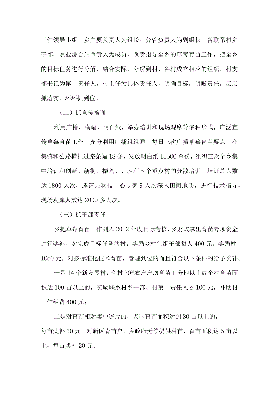 草莓育苗工作情况汇报.docx_第2页