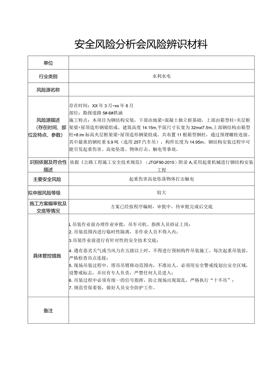 安全风险分析会风险辨识材料.docx_第1页