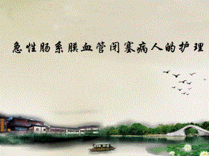急性肠系膜血管闭塞病人的护理.ppt