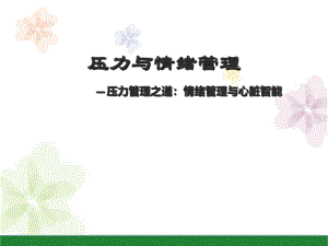 压力情绪管理.ppt