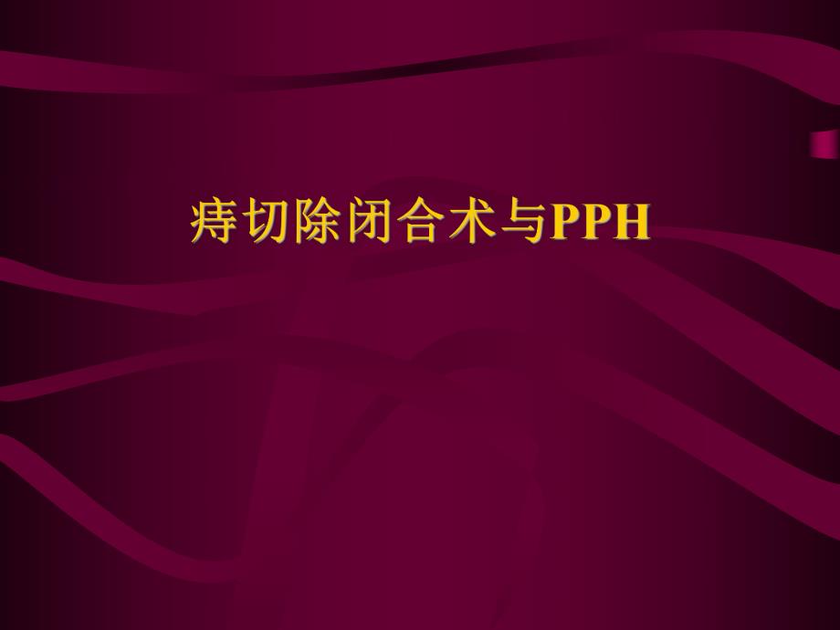 痔切闭术与PPH.ppt_第1页