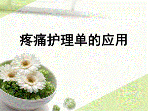 疼痛护理单的应用.ppt