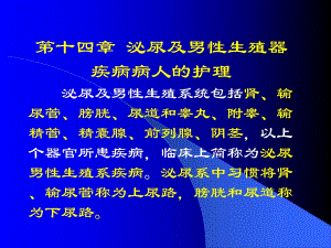 泌尿系统损伤病人的护理.ppt