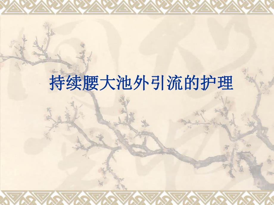 持续腰大池外引流的护理.ppt_第1页