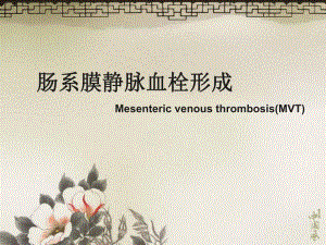 肠系膜静脉血栓形成.ppt