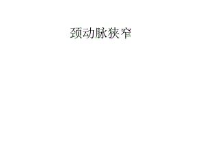 颈动脉狭窄.ppt