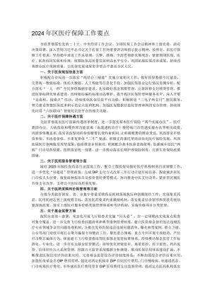 2024年区医疗保障工作要点.docx