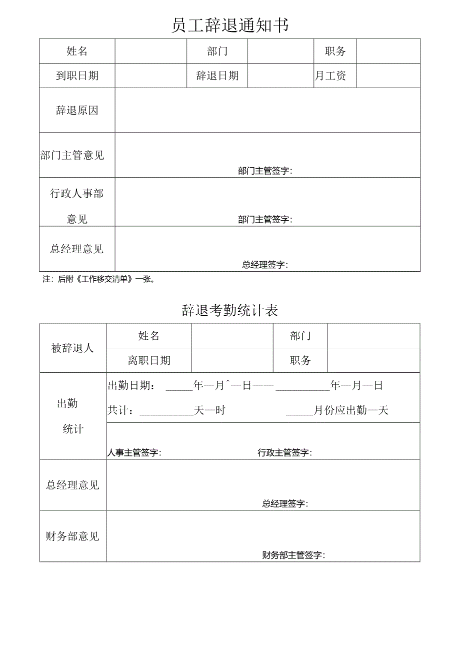 XX锻压机床厂员工辞退通知书(2024年).docx_第1页
